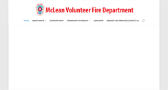 Desktop Screenshot of mcleanvfd.org